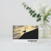 Hering Gull Sunset Visitenkarte (Stehend Vorderseite)