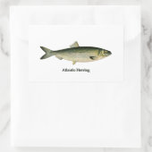 Hering Rechteckiger Aufkleber (Tasche)