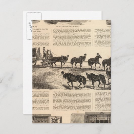 Herings Patentsieger Safes Postkarte (Vorne/Hinten)