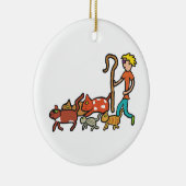 Heringskatzen Keramik Ornament (Rechts)