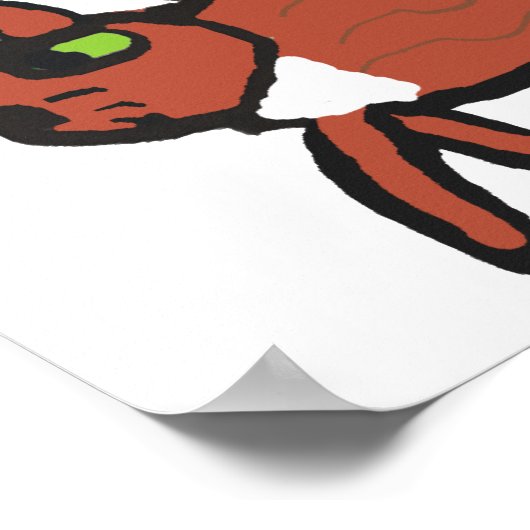 Heringskatzen Poster (Ecke)