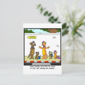 Heringskatzen Postkarte (Stehend Vorderseite)