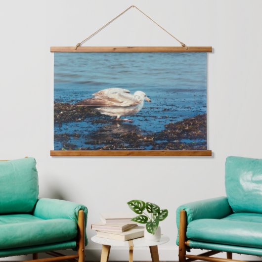 Heringsmöl P1046 Wandteppich Mit Holzrahmen (Wohnzimmer)