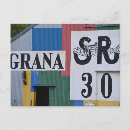 Heringsmuseum, Island Postkarte (Vorderseite)