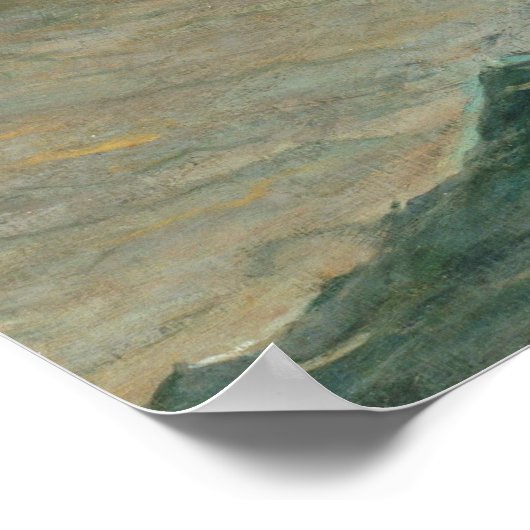 Heringsnetz, 1885 (Öl auf Leinwand) Poster (Ecke)