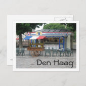 Heringsverkäufer Postkarte (Vorne/Hinten)