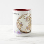 Heritage Artisanal Egg Aesthetic Brunch Tasse (Zentrum)