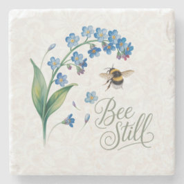 Heritage | Bee Still Botanical Marble – Watercolor Steinuntersetzer