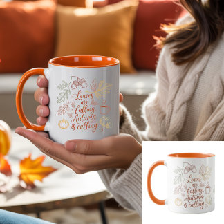 Heritage | Blätter fallen, Herbst ruft Tasse