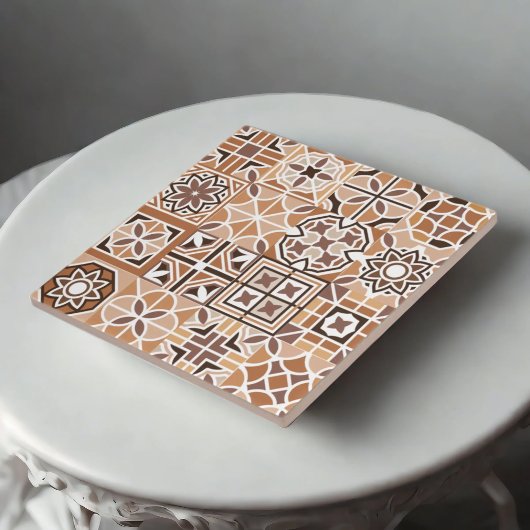 Heritage Bloom - Batik-Inspirierte Keramik Tiles Fliese