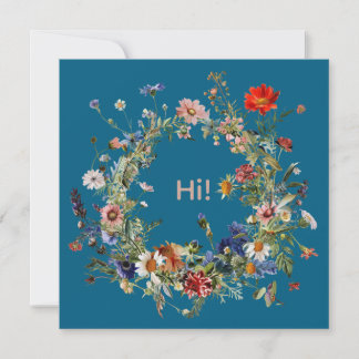 Heritage Botanical Wreath Stationery Set Mitteilungskarte