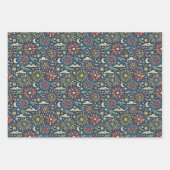 Heritage Firelight Celebration Pattern Geschenkpapier Set (Vorderseite 3)