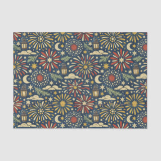 Heritage Firelight Celebration Pattern Seidenpapier