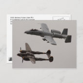 Heritage Flight 2006 (View #2) Postkarte (Vorne/Hinten)