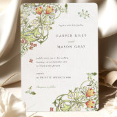 Heritage Floral Elegante Hochzeitssuite Einladung