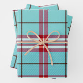 Heritage Folk Kariert Geschenkpapier Set (Beispiel)