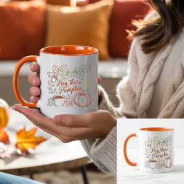 Heritage | Hey There Pumpkin Fall Mug | Cute  Tasse