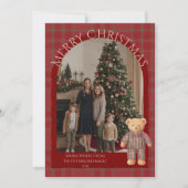 Heritage Holiday Bear Card (Vorderseite)