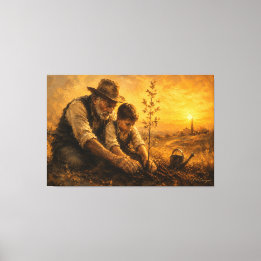 Héritage Limited Edition – Goldene Übertragung Leinwanddruck