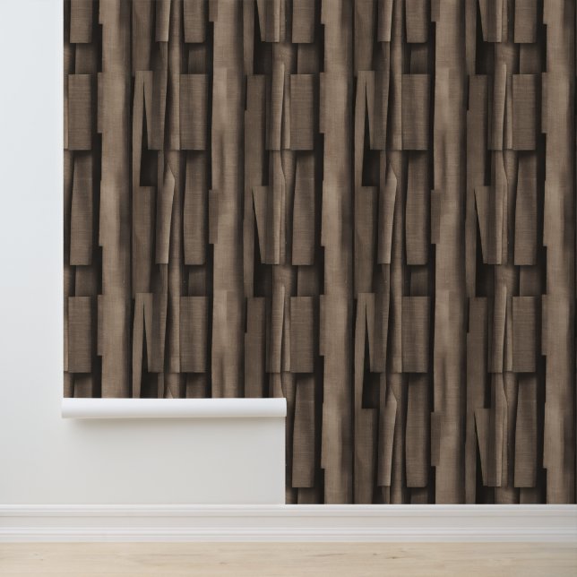Heritage Luxe (Braun) Strukturiert   Tapete (Anwendung)