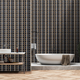 Heritage Luxe Nr. 2 (Indigo + Erde) Luxus Tapete