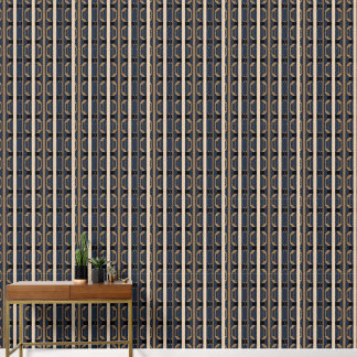 Heritage Luxe Nr. 2 (Indigo + Erde) Luxus Tapete