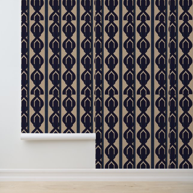 Heritage Luxe Nr. 2 (sand + blau)   Tapete (Anwendung)