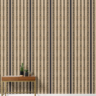 Heritage Luxe (Schwarz & Sand) Luxus Tapete