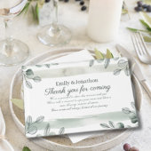 Heritage Modern Sage Green Wedding Botanical Gästebuch