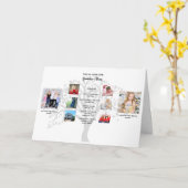 Heritage Oma FOTO COLLAGE Karte (Gelbe Blume)