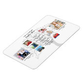 Heritage Oma FOTO COLLAGE Magnet (Linke Seite)