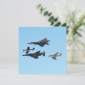 Heritage Pass - Mustang, Raptor, Säbel, Phantom Einladung (Stehend Vorderseite)