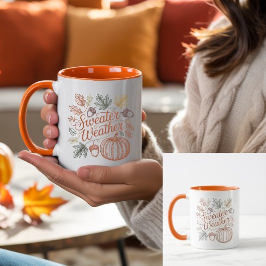 Heritage | Pullover-Wetter Cozy Herbst-Kaffee Tasse
