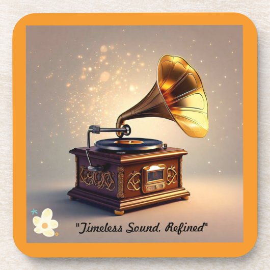 "Heritage Sound Quality" Getränkeuntersetzer (Vorderseite)