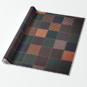 Heritage Tweed Karo Geschenkpapier (Ungerollt)