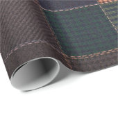 Heritage Tweed Karo Geschenkpapier (Rolleneckpunkt)
