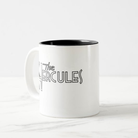 Herk Deko-Kaffee-Tasse Zweifarbige Tasse (Vorderseite Links)