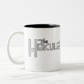 Herk Deko-Kaffee-Tasse Zweifarbige Tasse (Links)