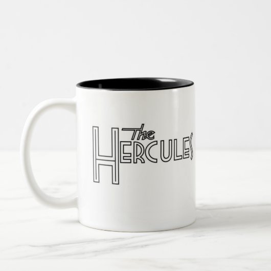 Herk Deko-Kaffee-Tasse Zweifarbige Tasse (Links)