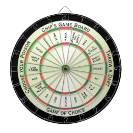 Herkömmliche Farbkombo-Persönliche Regelung Dartscheibe