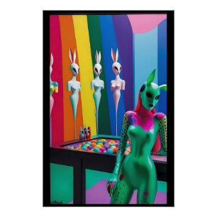 Herkömmliche Osterwerte Poster