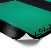 Herkömmliche Osterwerte Poster (Ecke)