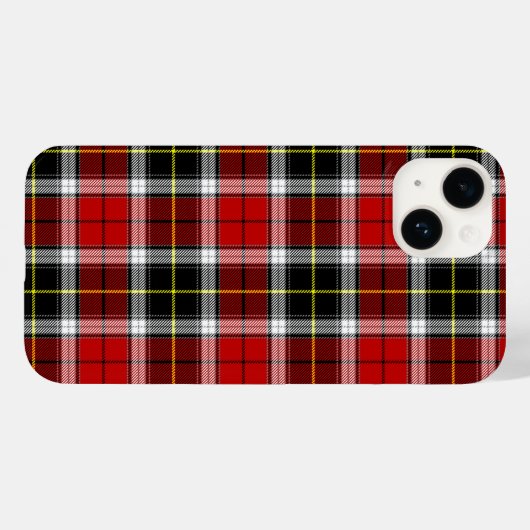 Herkömmlicher Macpherson Clan Kariert Tartan Case-Mate iPhone Hülle (Rückseite (Horizontal))