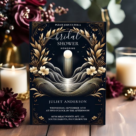 Herkömmliches Brautparty zur Verlängerung der Ehe Einladung