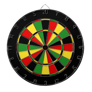 Herkömmliches Rasta-Dartboard Dartscheibe