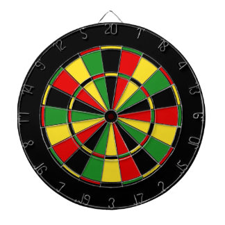 Herkömmliches Rasta-Dartboard Dartscheibe