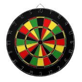 Herkömmliches Rasta-Dartboard Dartscheibe (vorne)