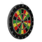 Herkömmliches Rasta-Dartboard Dartscheibe (Vorderseite Links)