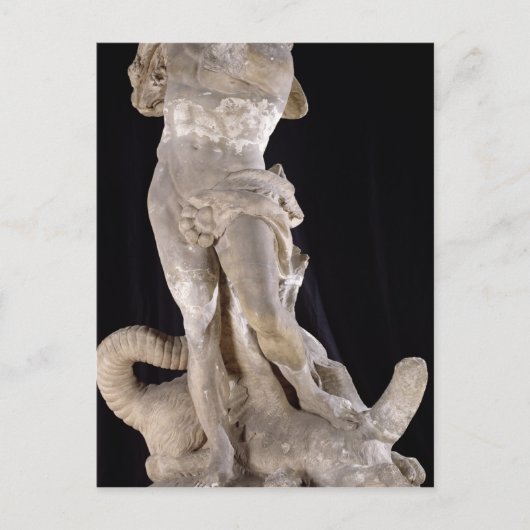 Herkules Bekämpft die Hydra von Lernaean Postkarte (Vorderseite)