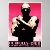 HERKULES BIER Ludwig Hohlwein German Sachplakat Poster (Vorne)